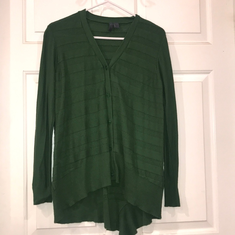 Left of center A symmetrical Cardigan